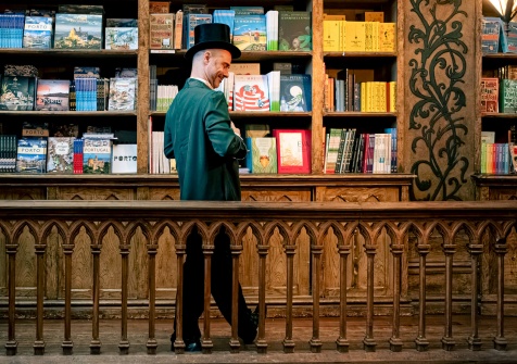 Feiticeiro de Oz anima as manhãs de Natal na Livraria Lello 